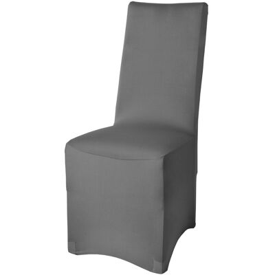 BEAUTISSU Fodera Bielastica Per Sedie - Leona Antracite, 95x45x45 Cm - BEAUTISSU Fodera Bielastica Per Sedie - Leona Antracite, 95x45x45 Cm -