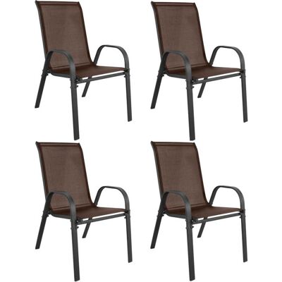 AKORD Sedia Sofia - Marrone X 4 AKORD Sedia Sofia - Marrone X 4