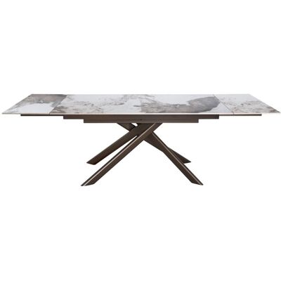 DIMO Tavolo Allungabile Tromso Marrone Ceramica 160–240 Cm DIMO Tavolo Allungabile Tromso Marrone Ceramica 160–240 Cm