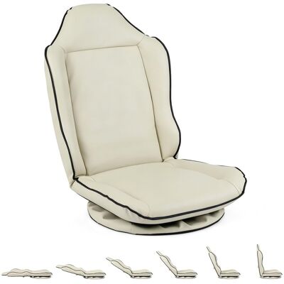 COSTWAY Sedia Da Pavimento Pieghevole, Poltrona Relax Da Lettura Con Base COSTWAY Sedia Da Pavimento Pieghevole, Poltrona Relax Da Lettura Con Base