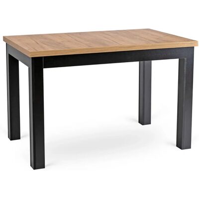 OEM Tavolo Rettangolare Allungabile 120-160 Cm, Rovere Artigianale/nero, Stile Loft Moderno OEM Tavolo Rettangolare Allungabile 120-160 Cm, Rovere Artigianale/nero, Stile Loft Moderno
