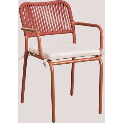 SKLUM Set Di 6 Sedie Da Pranzo Impilabili Con Braccioli In Corda Intrecciata Arhiza SKLUM Set Di 6 Sedie Da Pranzo Impilabili Con Braccioli In Corda Intrecciata Arhiza