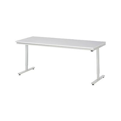 Tavolo da lavoro regolabile RAU - Acciaio, 150kg, Melaminico Tavolo da lavoro regolabile RAU - Acciaio, 150kg, Melaminico