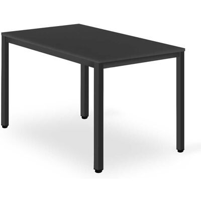 AKORD Tavolino Tessa 120 Cm X 60 Cm - Nero / Gambe Nere AKORD Tavolino Tessa 120 Cm X 60 Cm - Nero / Gambe Nere