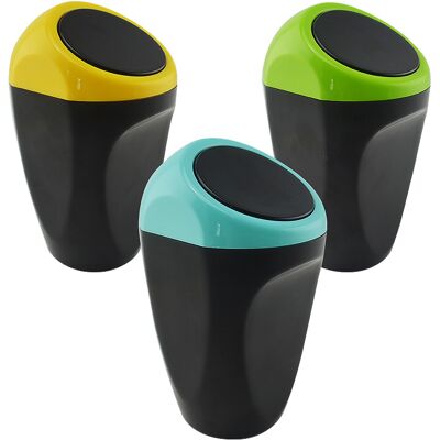 Zone Pezzi Mini Cestino Per Auto, Cestino Per Rifiuti In Plastica, 9x6x15 Cm, Contenitore Per La Spazzatura Per Auto/ufficio/casa Zone Pezzi Mini Cestino Per Auto, Cestino Per Rifiuti In Plastica, 9x6x15 Cm, Contenitore Per La Spazzatura Per Auto/ufficio/casa