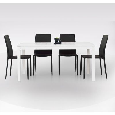 ALTRO Tavolo Allungabile Cm 130x80 Bianco Frassinato ALTRO Tavolo Allungabile Cm 130x80 Bianco Frassinato