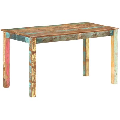 vidaXL - 140x70x76 - Legno massiccio riciclato - 140x70x76 cm - Dining Table vidaXL - 140x70x76 - Legno massiccio riciclato - 140x70x76 cm - Dining Table