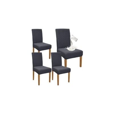 OEM Set Di 4 Coprisedie Impermeabili Di Alta Qualità Per Sala Da Pranzo, Banchetti, Cucina E Feste – Grigio - Crezuo OEM Set Di 4 Coprisedie Impermeabili Di Alta Qualità Per Sala Da Pranzo, Banchetti, Cucina E Feste – Grigio - Crezuo