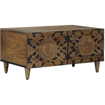 VIDAXL Tavolino Da Salotto Marrone 80 X 50 X 40 Cm VIDAXL Tavolino Da Salotto Marrone 80 X 50 X 40 Cm
