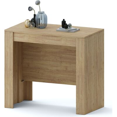 ARREDITALY Tavolo Consolle Allungabile Oslo Plus Fino A 3 Metri, Tavolo 14 Posti Salvaspazio Multiposizione, Design Moderno Ed Elegante, Consolle Per Casa E Ufficio, 78 X 51 X 90 Cm, Colore Rovere ARREDITALY Tavolo Consolle Allungabile Oslo Plus Fino A 3 Metri, Tavolo 14 Posti Salvaspazio Multiposizione, Design Moderno Ed Elegante, Consolle Per Casa E Ufficio, 78 X 51 X 90 Cm, Colore Rovere