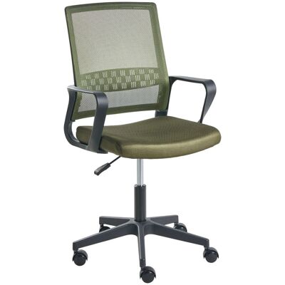 BELIANI Sedia Da Ufficio Moderna Con Seduta Girevole In Rete Altezza Regolabile Rivestimento Verde Scuro Ease BELIANI Sedia Da Ufficio Moderna Con Seduta Girevole In Rete Altezza Regolabile Rivestimento Verde Scuro Ease