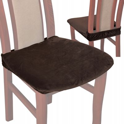 OEM Coprisedie Sedia Sedia Velluto Basso Tess Marrone OEM Coprisedie Sedia Sedia Velluto Basso Tess Marrone