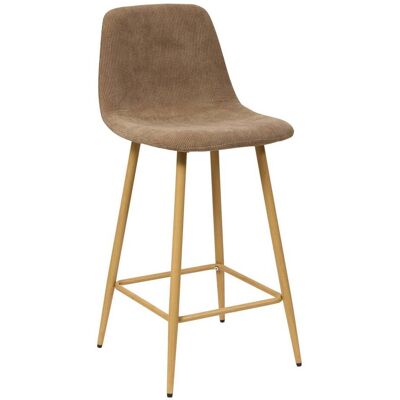 ATMOSPHERA Sedia Da Bar Roka In Tessuto Beige Scuro L42xp48xh93 Cm - Créateur D'Intérieur ATMOSPHERA Sedia Da Bar Roka In Tessuto Beige Scuro L42xp48xh93 Cm - Créateur D'Intérieur