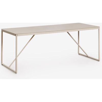 SKLUM Tavolo Da Pranzo Rettangolare 185x85 Cm In Acciaio Melida SKLUM Tavolo Da Pranzo Rettangolare 185x85 Cm In Acciaio Melida