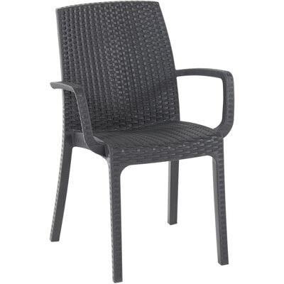 Bica - Sedia impilabile in rattan per bar e giardino Bica - Sedia impilabile in rattan per bar e giardino