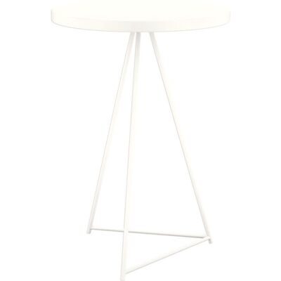 MOBILI REBECCA Tavolino Alto Da Bar Rebecca Mobili Lumea 102x60x60 Ferro Bianco Crema Moderno MOBILI REBECCA Tavolino Alto Da Bar Rebecca Mobili Lumea 102x60x60 Ferro Bianco Crema Moderno