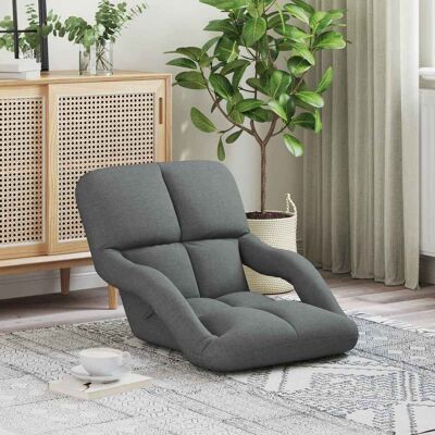 VIDAXL Sedia Da Pavimento Regolabile Con Braccioli VIDAXL Sedia Da Pavimento Regolabile Con Braccioli