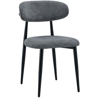 DIMO Sedia Alma In Poliestere Con Gambe In Metallo Nere – Sedia Design Moderna E Resistente DIMO Sedia Alma In Poliestere Con Gambe In Metallo Nere – Sedia Design Moderna E Resistente