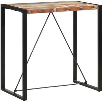 VIDAXL Tavolo Da Bar 110x60x110 Cm In Legno Massello Di Recupero VIDAXL Tavolo Da Bar 110x60x110 Cm In Legno Massello Di Recupero