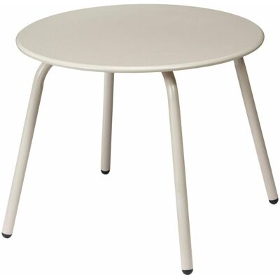 OEM Tavolino Laterale In Metallo Beige 50xh40 Cm OEM Tavolino Laterale In Metallo Beige 50xh40 Cm