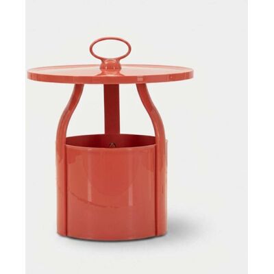 LES TENDANCES Tavolino Portagiornali In Polipropilene Da Salotto Iris - Rosso LES TENDANCES Tavolino Portagiornali In Polipropilene Da Salotto Iris - Rosso