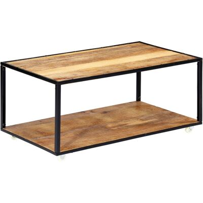 VIDAXL Tavolino Da Salotto 90x50x40 Cm In Legno Massello Di Recupero VIDAXL Tavolino Da Salotto 90x50x40 Cm In Legno Massello Di Recupero