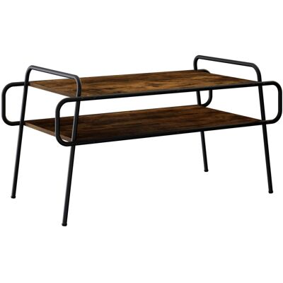 VIDAXL Tavolino Da Salotto Rovere Fumo 100 X 50 X 51 Cm VIDAXL Tavolino Da Salotto Rovere Fumo 100 X 50 X 51 Cm