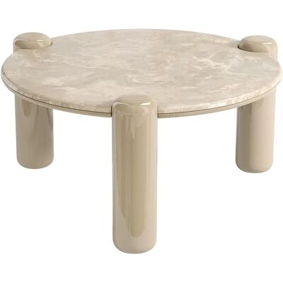 Unique Tavolino In Marmo E Mdf Beige - Narodi Unique Tavolino In Marmo E Mdf Beige - Narodi