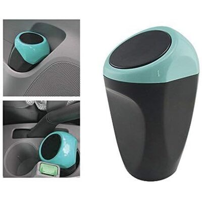 Zone Mini Cestino Per Auto, Cestino Per Rifiuti In Plastica, 9x6x15 Cm, Contenitore Per La Spazzatura Per Auto/ufficio/interni Di Casa - Blu Zone Mini Cestino Per Auto, Cestino Per Rifiuti In Plastica, 9x6x15 Cm, Contenitore Per La Spazzatura Per Auto/ufficio/interni Di Casa - Blu