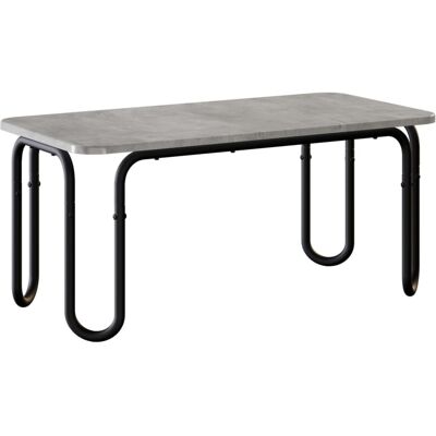 VIDAXL Tavolino Da Salotto Grigio Cemento 100 X 50 X 45 Cm VIDAXL Tavolino Da Salotto Grigio Cemento 100 X 50 X 45 Cm