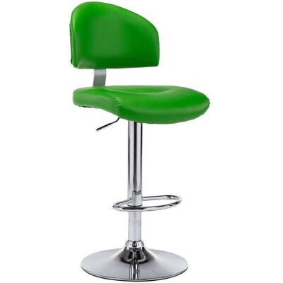 vidaXL Sgabello da cucina in pelle sintetica verde vidaXL Sgabello da cucina in pelle sintetica verde