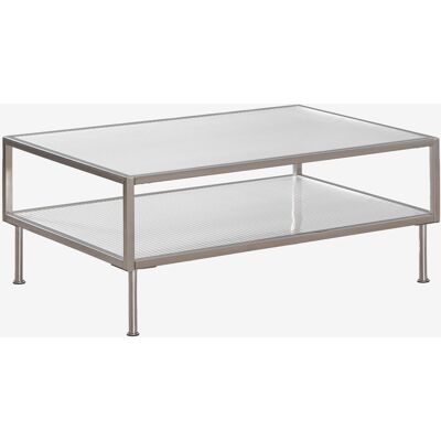 SKLUM Rectangular Coffee Table 90x60 Cm In Steel And Glass Paoline SKLUM Rectangular Coffee Table 90x60 Cm In Steel And Glass Paoline