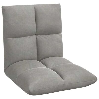 VIDAXL Sedia A Pavimento Regolabile Grigio Chiaro VIDAXL Sedia A Pavimento Regolabile Grigio Chiaro