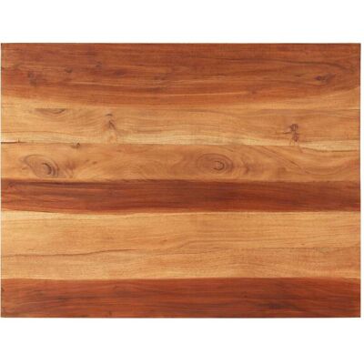 VIDAXL Piano Tavolo In Legno Massello Di Acacia 15-16 Mm 70x90 Cm - VIDAXL Piano Tavolo In Legno Massello Di Acacia 15-16 Mm 70x90 Cm -