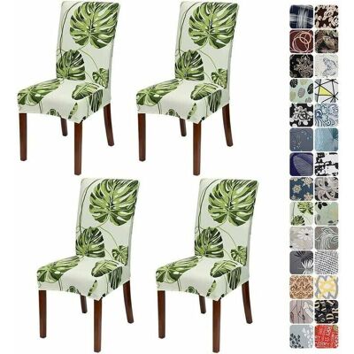 OEM 4 Pezzi Coprisedia Elasticizzato, Coprisedia Per Sala Da Pranzo, Facile Da Installare E Pulire, Coprisedia Per Arredamento Cucina Hotel Ristorante, Foglia Verde OEM 4 Pezzi Coprisedia Elasticizzato, Coprisedia Per Sala Da Pranzo, Facile Da Installare E Pulire, Coprisedia Per Arredamento Cucina Hotel Ristorante, Foglia Verde