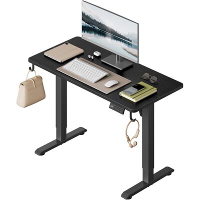 WOLTU Scrivania Elettrica Regolabile Altezza 100x48x72-118 Cm Nero Con 3 Memorie E 2 Ganci WOLTU Scrivania Elettrica Regolabile Altezza 100x48x72-118 Cm Nero Con 3 Memorie E 2 Ganci