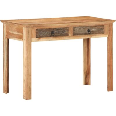 vidaXL Scrivania in legno massiccio riciclato - Stile vintage, 110x50x75 cm - Scrivania vidaXL Scrivania in legno massiccio riciclato - Stile vintage, 110x50x75 cm - Scrivania