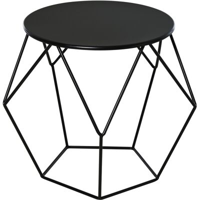 TORMATOR Tavolino Da Caffè Salotto Design Nordico Minimalista Geometrico Ampio Piano, Acciaio, 54x54x44cm TORMATOR Tavolino Da Caffè Salotto Design Nordico Minimalista Geometrico Ampio Piano, Acciaio, 54x54x44cm