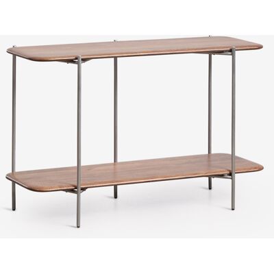 SKLUM Consolle Ingresso Rettangolare 120x40 Cm In Legno Di Mango E Acciaio Inossidabile Vimara SKLUM Consolle Ingresso Rettangolare 120x40 Cm In Legno Di Mango E Acciaio Inossidabile Vimara