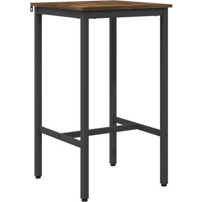 VIDAXL Tavolo Da Bar 52 X 52 X 90 Cm Legno Ingegnerizzato Rovere Fumo VIDAXL Tavolo Da Bar 52 X 52 X 90 Cm Legno Ingegnerizzato Rovere Fumo