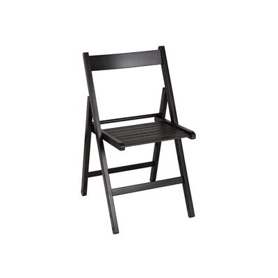 VDS Sedia Pieghevole Liberty Nero - 4 Pezzi VDS Sedia Pieghevole Liberty Nero - 4 Pezzi