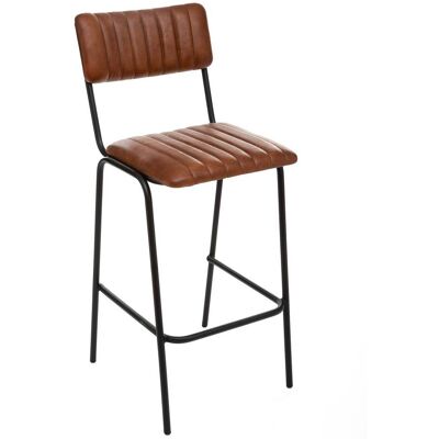 ATMOSPHERA Sedia Da Bar Dario In Pelle Marrone Cognac Créateur D'Intérieur ATMOSPHERA Sedia Da Bar Dario In Pelle Marrone Cognac Créateur D'Intérieur