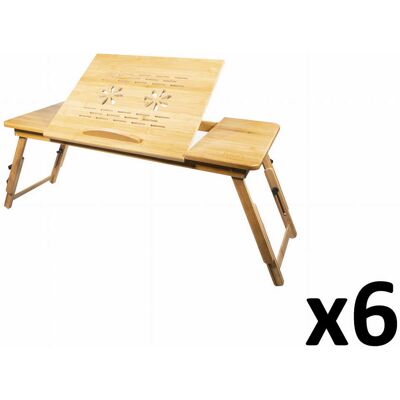 AKORD Tavolino Per Laptop In Bambù Xl X 6 AKORD Tavolino Per Laptop In Bambù Xl X 6