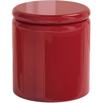 Unique Tavolino In Mdf Rosso Laccato - Amofa Unique Tavolino In Mdf Rosso Laccato - Amofa