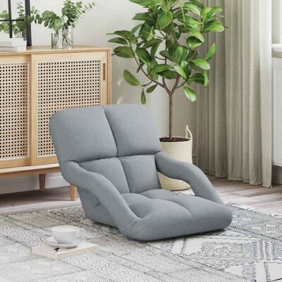 VIDAXL Sedia Da Pavimento Regolabile Con Braccioli VIDAXL Sedia Da Pavimento Regolabile Con Braccioli
