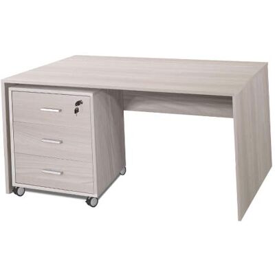 Sarmog L120 Scrivania Olmo Chiaro Design Moderno - Scrivania Sarmog L120 Scrivania Olmo Chiaro Design Moderno - Scrivania