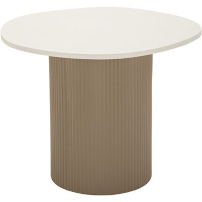 KENDRA HOME Tavolino Frankfurt Marble In Mdf E Marmo Artificiale Grigio E Bianco 46x48x39 Cm KENDRA HOME Tavolino Frankfurt Marble In Mdf E Marmo Artificiale Grigio E Bianco 46x48x39 Cm