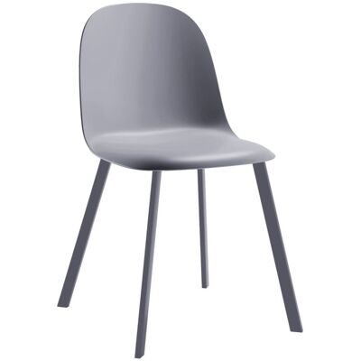 DIMO Sedia Mael In Pp Grigio Chiaro DIMO Sedia Mael In Pp Grigio Chiaro