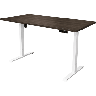 VIVOL Scrivania Regolabile Elettricamente - 140x80 Cm - Motore Singolo - Bianco / Japandi VIVOL Scrivania Regolabile Elettricamente - 140x80 Cm - Motore Singolo - Bianco / Japandi