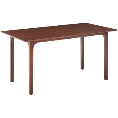 BELIANI Tavolo Da Pranzo 160 X 90 Cm Legno Di Frassino Scuro Delmas BELIANI Tavolo Da Pranzo 160 X 90 Cm Legno Di Frassino Scuro Delmas